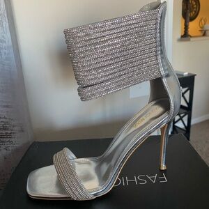 Silver heels